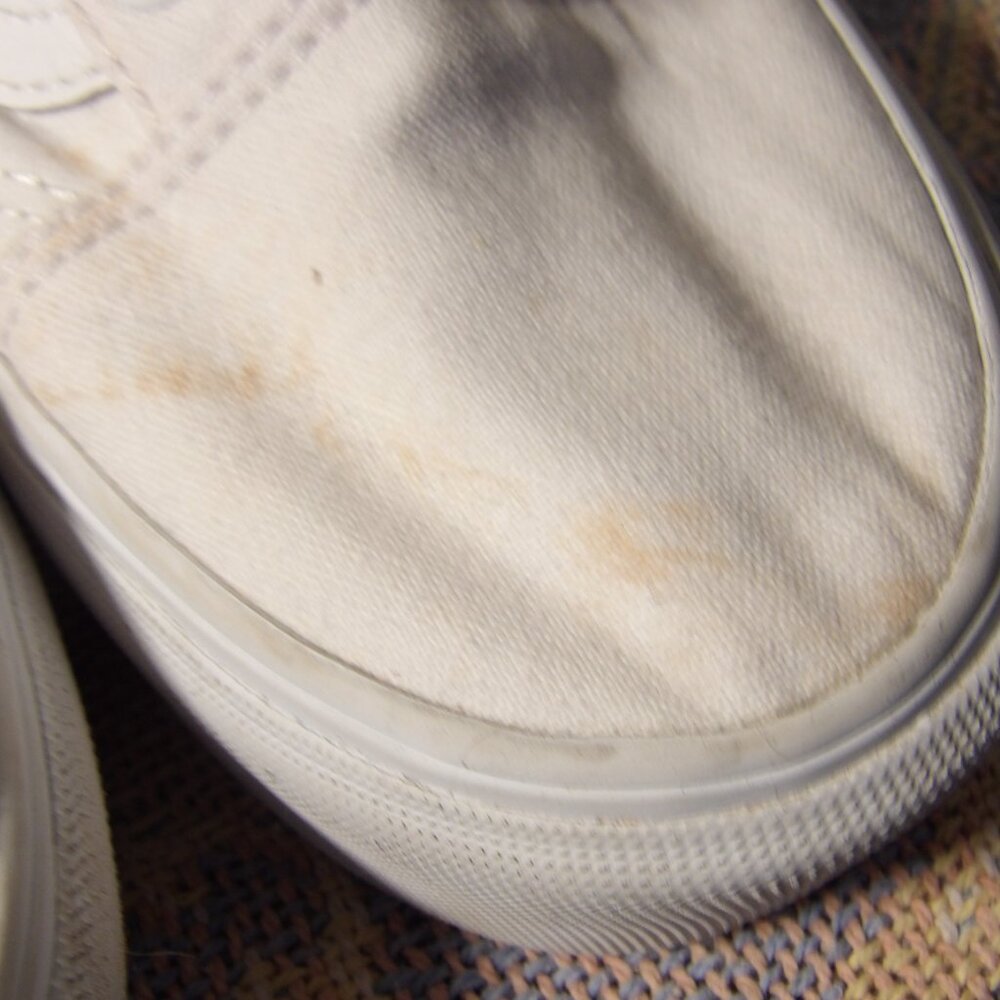 Vans Off The Wall White Sneakers Sz 6 - Picture 3 of 7